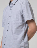 Red Cliff Kemeja Lengan Pendek Small Plaid Print