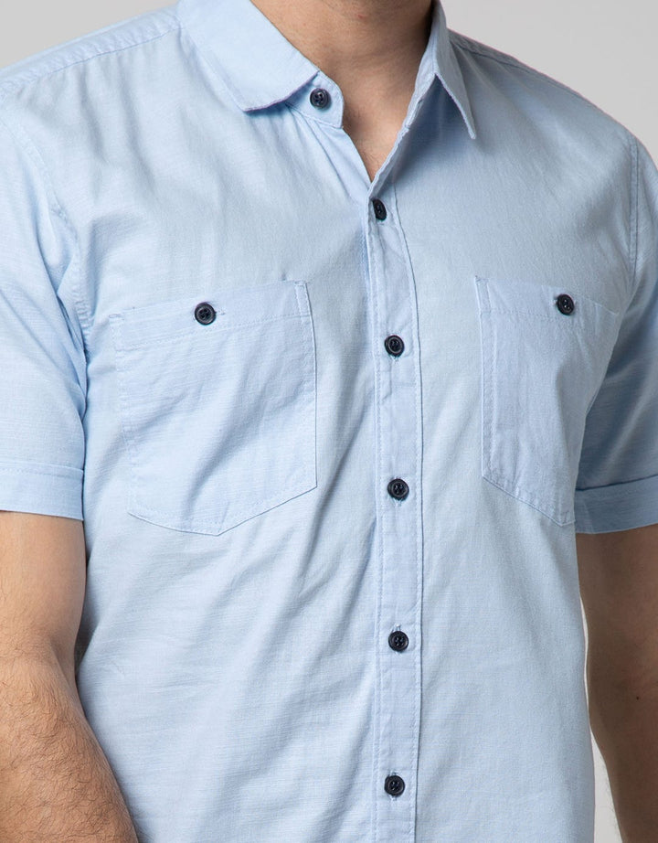 D'Red Short Sleeve Shirt Men