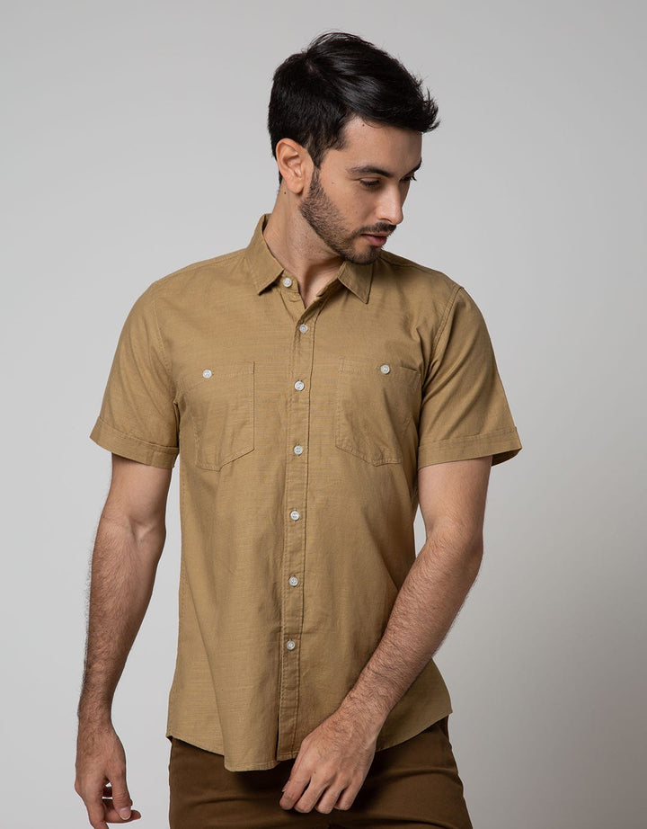 D'Red Short Sleeve Shirt Men