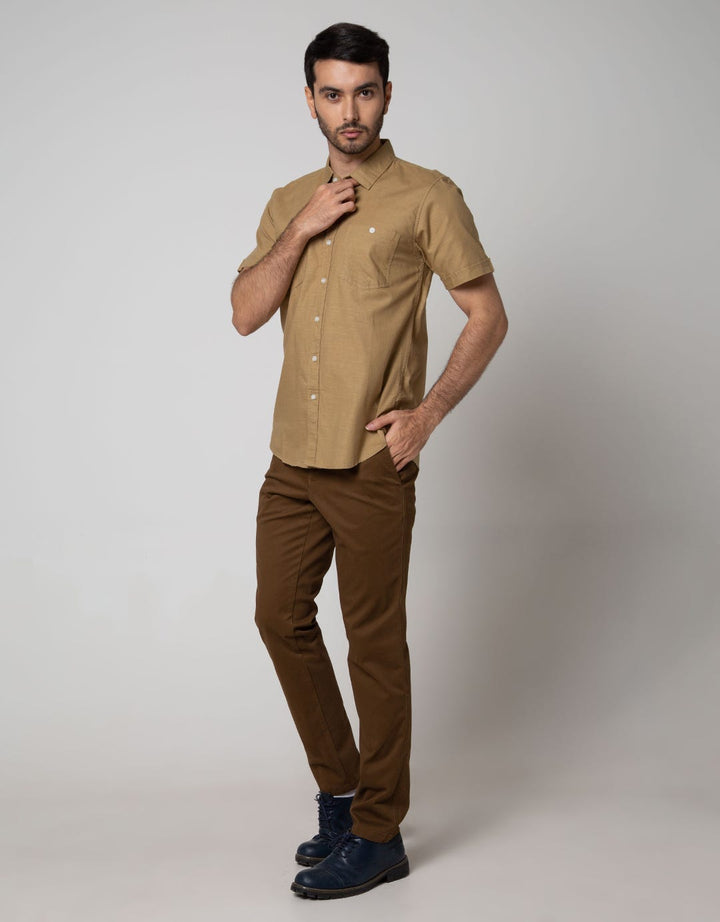 D'Red Short Sleeve Shirt Men