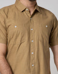 D'Red Short Sleeve Shirt Men