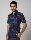 D'Red Short Sleeve Shirt Men