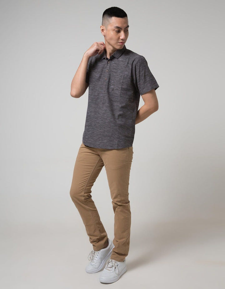 D'Red Men's Short Sleeve Polo