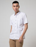 Red Cliff Fashionable Kemeja Pria Lengan Pendek