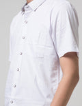 Red Cliff Fashionable Kemeja Pria Lengan Pendek