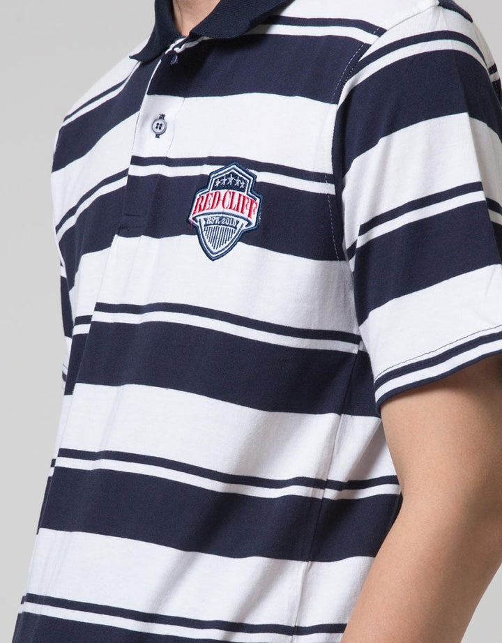 Red Cliff Wangky Stripe Short Sleeve T-Shirt