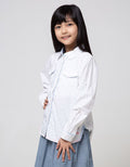 Cardinal Kids Girl Double Pocket Shirt