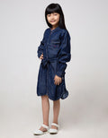 Cardinal Kids Girl Long Sleeve Casual Dress