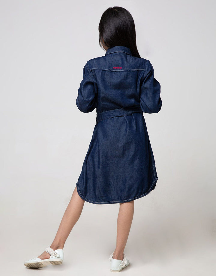 Cardinal Kids Girl Long Sleeve Casual Dress