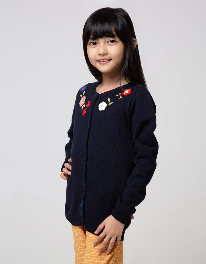 Cardinal Kids Girl Bordir Cardigan