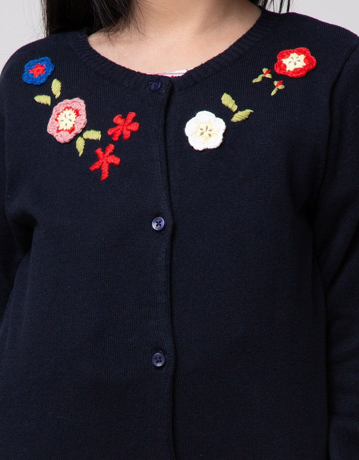 Cardinal Kids Girl Bordir Cardigan