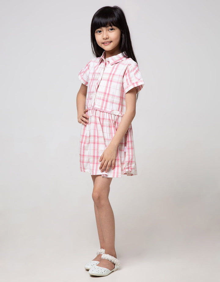 Cardinal Kids Girl Plaid Print Blouse