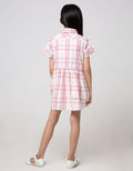 Cardinal Kids Girl Plaid Print Blouse
