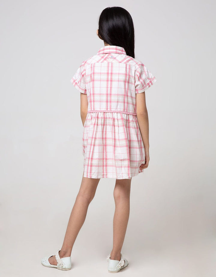 Cardinal Kids Girl Plaid Print Blouse