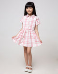 Cardinal Kids Girl Plaid Print Blouse