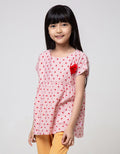 Cardinal Kids Girl Ribbon Stripe Print Blouse