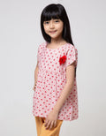 Cardinal Kids Girl Ribbon Stripe Print Blouse