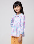 Cardinal Kids Girl Flower Button Blouse