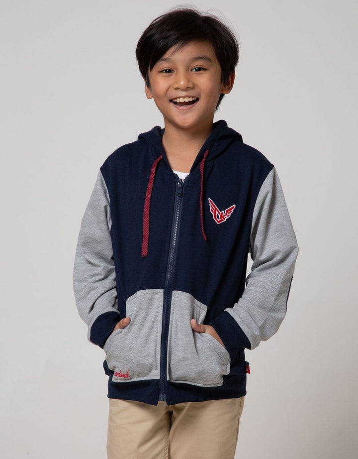 Cardinal Kids Boy Bordir Brand Jacket