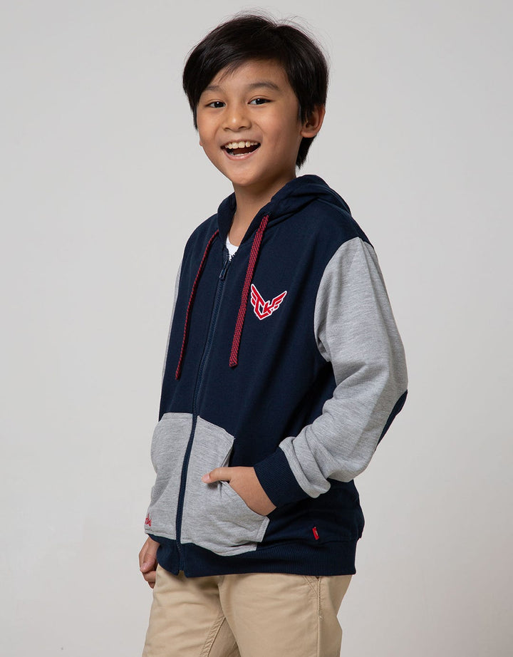 Cardinal Kids Boy Bordir Brand Jacket