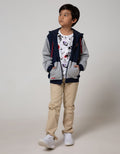 Cardinal Kids Boy Bordir Brand Jacket