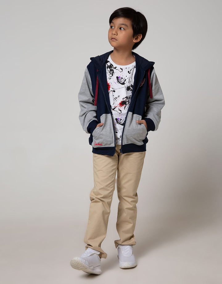 Cardinal Kids Boy Bordir Brand Jacket