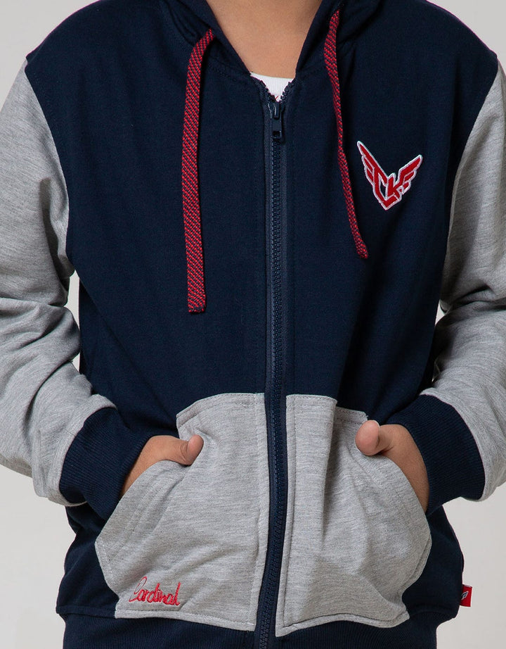 Cardinal Kids Boy Bordir Brand Jacket