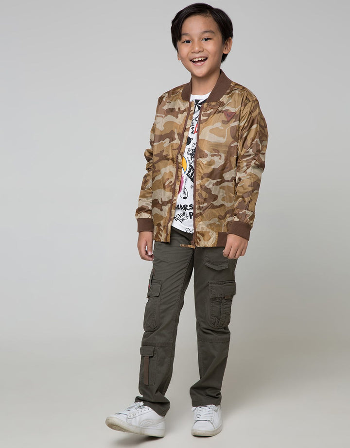 Cardinal Kids Boy Jaket Army
