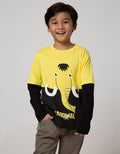 Cardinal Kids Boy Elephant T-Shirt Long Sleeve
