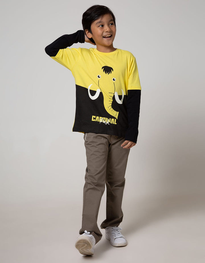 Cardinal Kids Boy Elephant T-Shirt Long Sleeve
