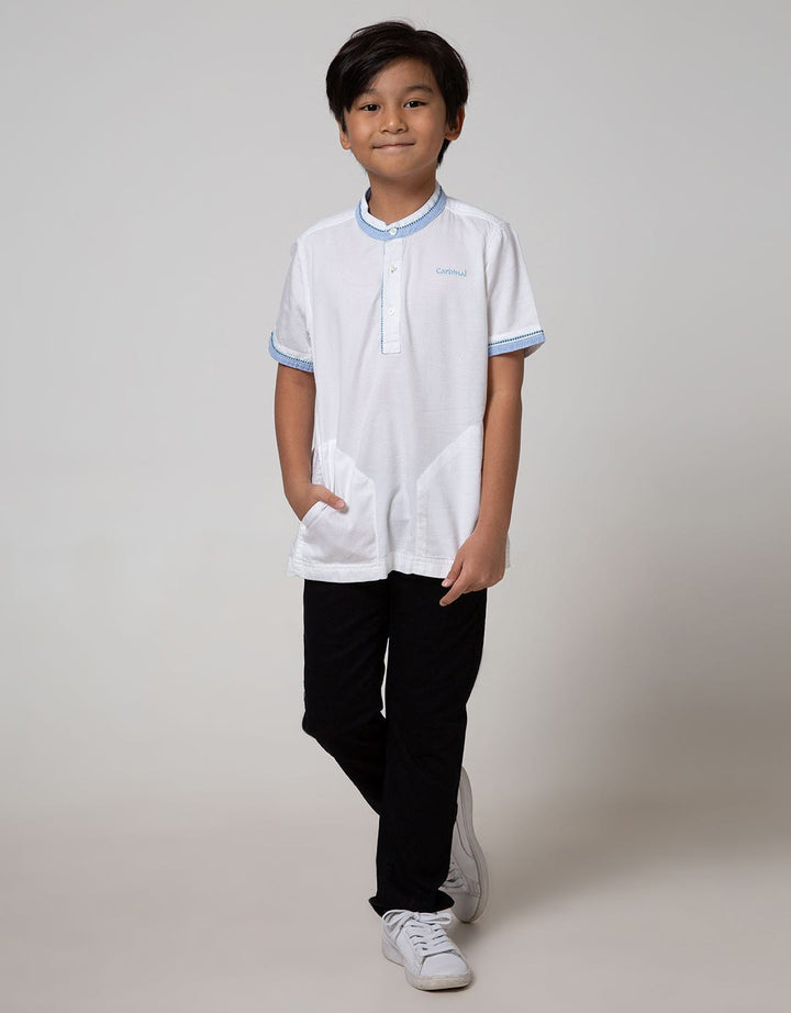 Cardinal Kids Boy Short Sleeve Koko Line Contrast