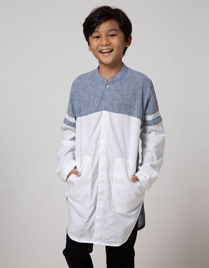 Cardinal Kids Boy Baju Koko Two Tone Color