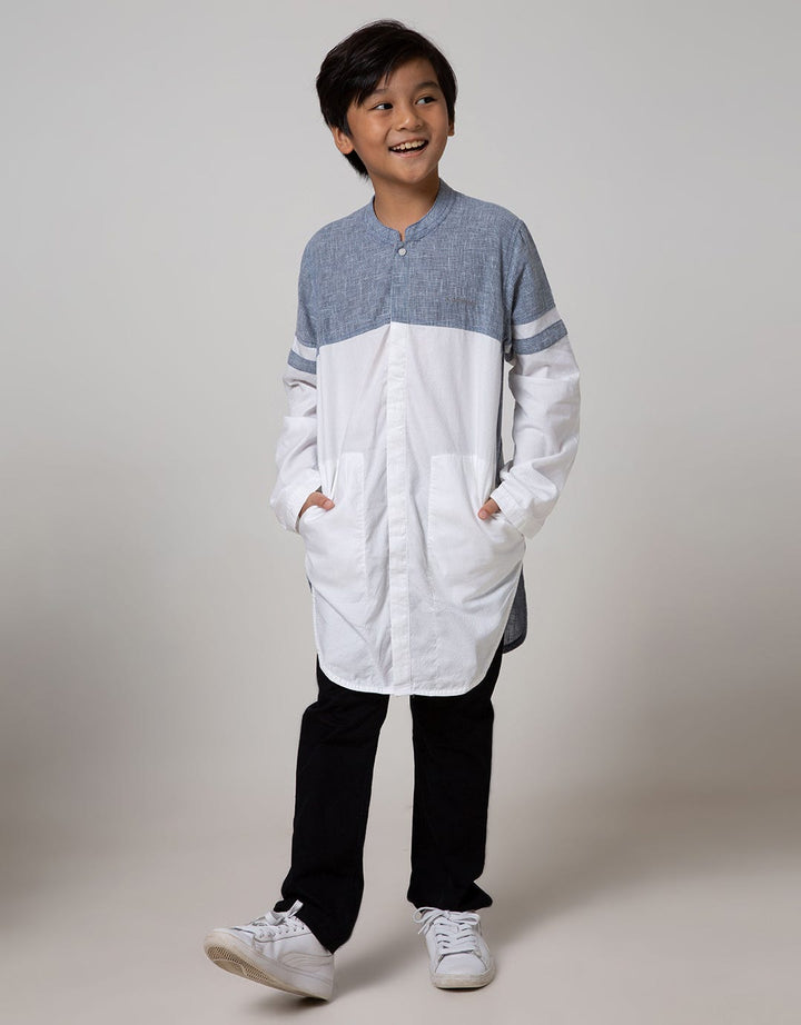 Cardinal Kids Boy Baju Koko Two Tone Color