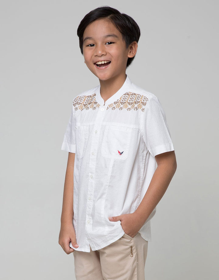 Cardinal Kids Boy Baju Koko Double Pocket