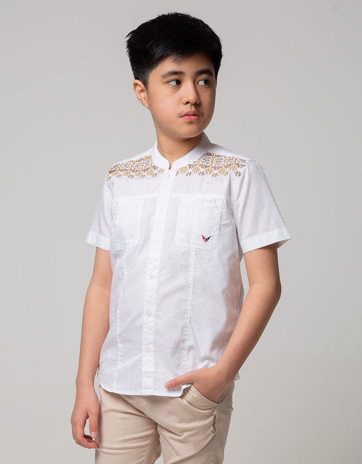 Cardinal Kids Boy Baju Koko Double Pocket