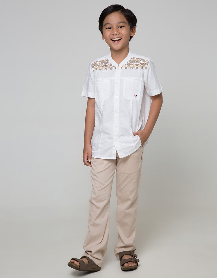 Cardinal Kids Boy Baju Koko Double Pocket