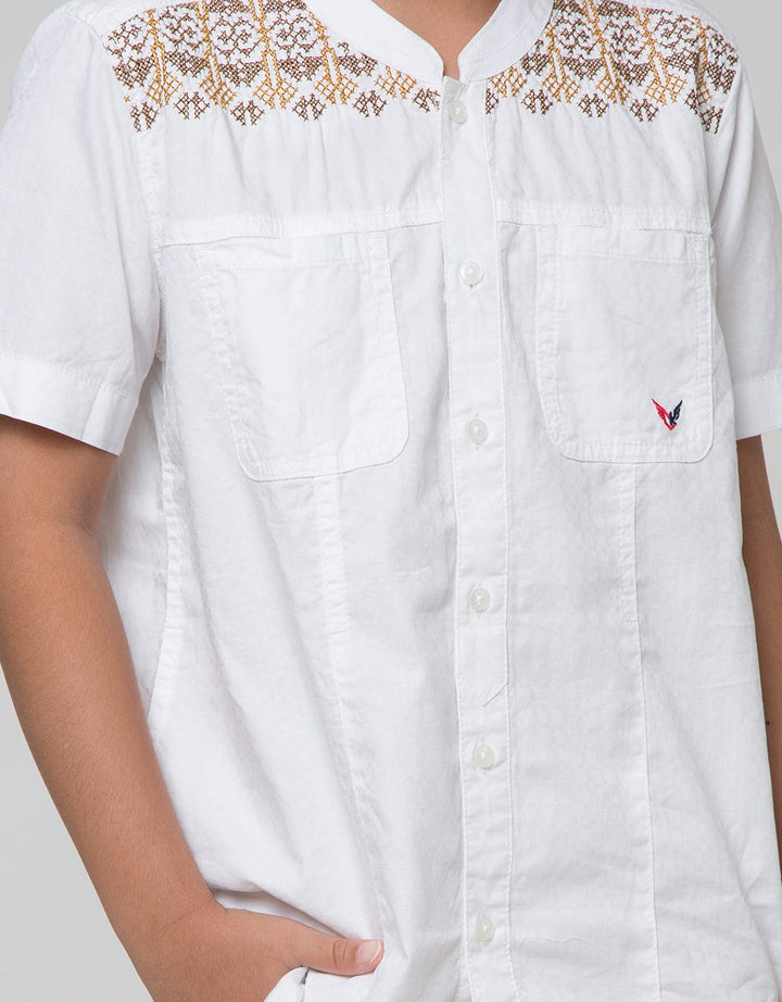Cardinal Kids Boy Baju Koko Double Pocket