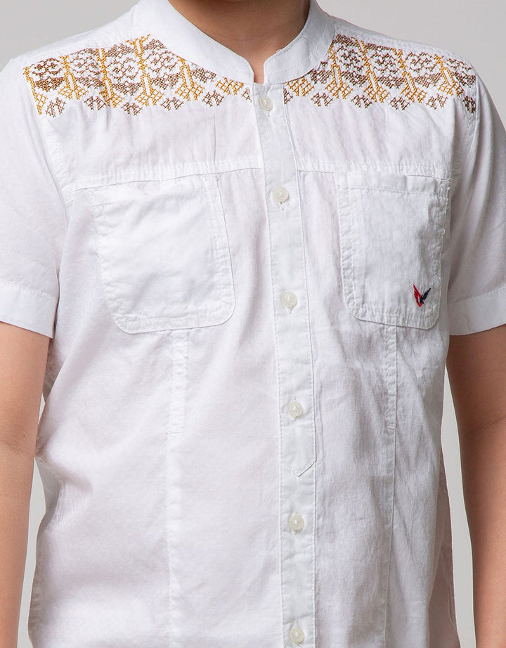 Cardinal Kids Boy Baju Koko Double Pocket