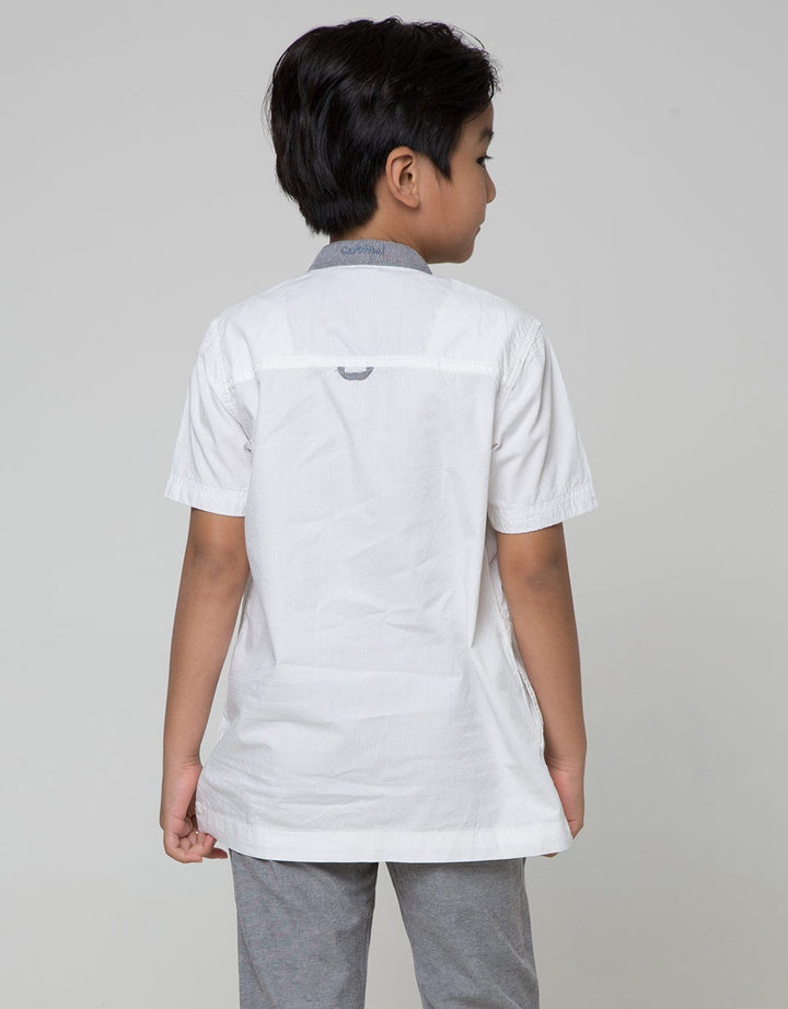 Cardinal Kids Boy Baju Koko Bordir Zigzag
