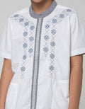 Cardinal Kids Boy Baju Koko Bordir Zigzag