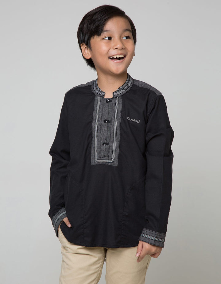 Cardinal Kids Boy Long Sleeve Embroidered Koko Shirt