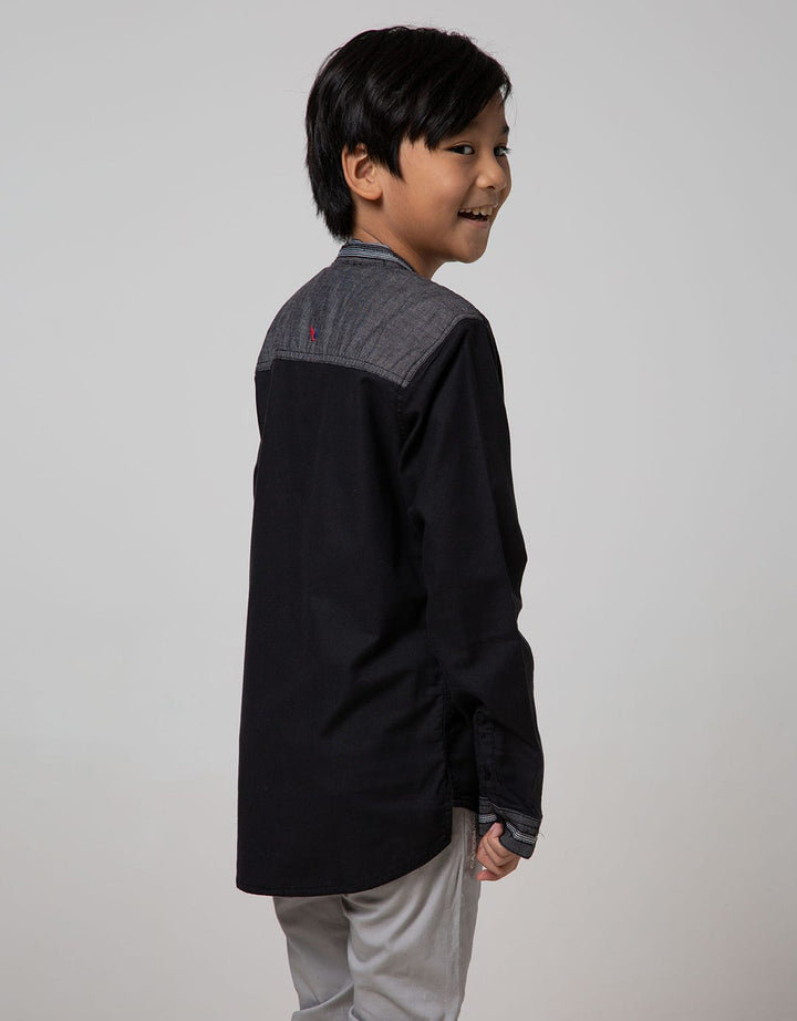 Cardinal Kids Boy Long Sleeve Embroidered Koko Shirt