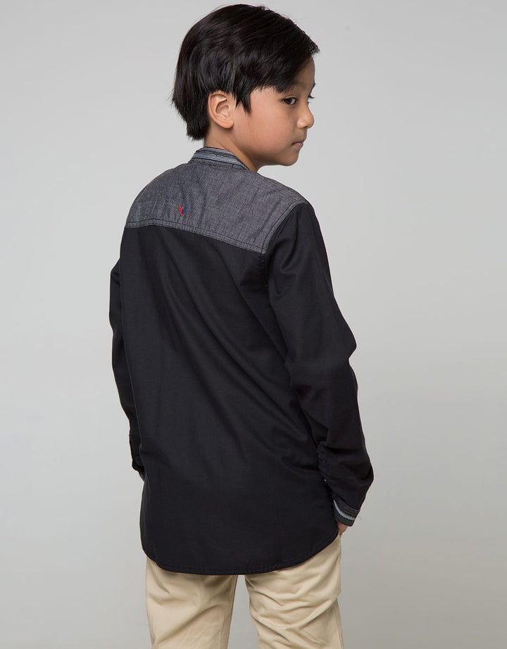 Cardinal Kids Boy Long Sleeve Embroidered Koko Shirt