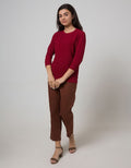Minimal Alvanie V-Neck Blouse