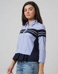 Minimal Rib Mixed Shirt