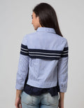 Minimal Rib Mixed Shirt