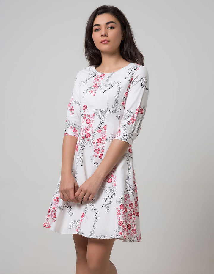 Minimal Pomegranate Dress