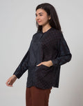 Minimal Indigo Paisley Shirt