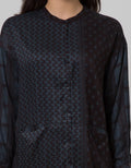 Minimal Indigo Paisley Shirt