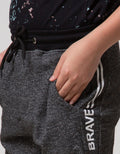 Aero Shorts Pants Print Tade Regu Textured Brave